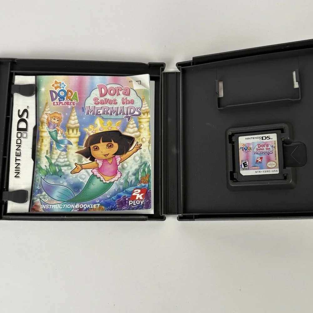 Dora the Explorer Dora Saves the Mermaids Nintendo DS Video Game Complete
